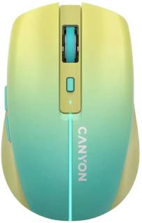 Мышка Canyon MW-44 LED Rechargeable Wireless/Bluetooth Yellow B CNS-CMSW44UA