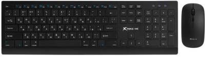 Комплект Xtrike Me MK-208W Wireless UA Black MK-208WUA