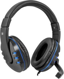 Наушники Defender Warhead G-160 Black-Blue 64118