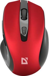 Мышка Defender Prime MB-053 Silent Wireless Red 52052