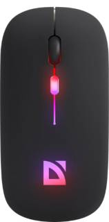 Мышка Defender Touch MM-997 Silent Wireless RGB Black 52997