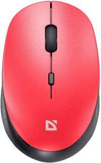 Мышка Defender Auris MB-027 Silent Wireless Red 52026