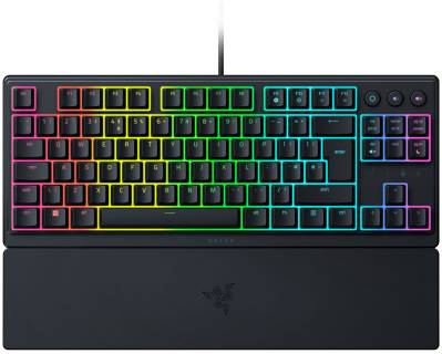 Клавиатура Razer Ornata V3 TKL RGB 84key Mecha-Membrane Switch USB RZ03-04881800-R371