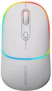 Мышка Canyon MW-22 Dual Band RGB Wireless Snow White CNS-CMSW22SW