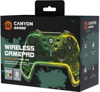 Манипулятор Canyon GPW-02 Brighter Wireless RGB 5in1 iOS/Nintendo Cry CND-GPW02