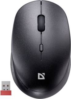 Мышка Defender Auris MB-027 Silent Wireless Black 52027