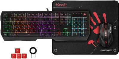 Комплект A4Tech Bloody B1700 USB Black 4711421980401