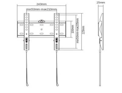 Кронштейн Gembird WM-42F-01