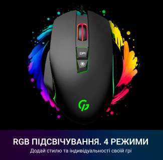 Мышка GamePro GM365 Nitro USB Black