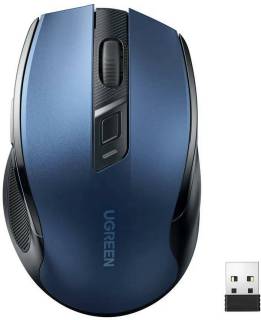 Мышка Ugreen MU006 Ergonomic Wireless Blue 15064