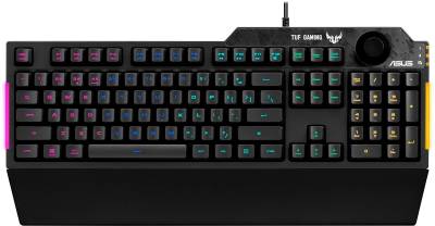 Клавиатура ASUS TUF Gaming K1 USB UA Black 90MP01X0-BKMA00