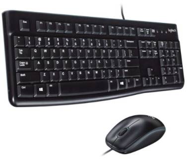 Комплект Logitech MK120 USB UA Black 920-002563