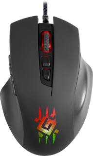 Мышка Defender Wolverine GM-700L RGB USB Black 52700