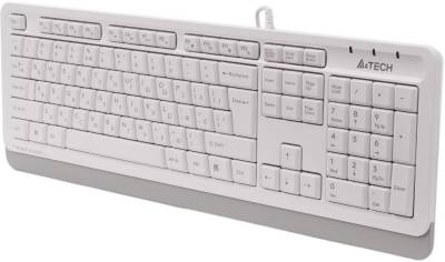 Клавиатура A4Tech FKS10 USB White 4711421963534