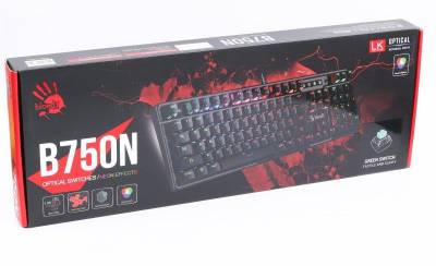 Клавиатура A4Tech Bloody B750N USB Black 4711421966191