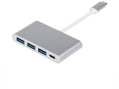 Разветвитель Atcom Type-C 3.1  to 3xUSB 3.0 + Type-C 10 cm 12808