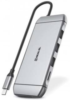 Разветвитель REAL-EL CQ-900, space grey EL123110003