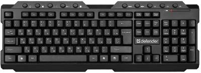Клавиатура Defender Element HB-195 Wireless UKR Black 45189
