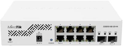 Коммутатор Mikrotik CSS610-8G-2S+IN