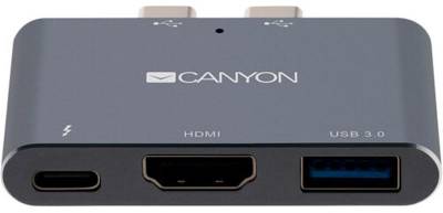 Разветвитель Canyon Docking Station with 3 ports, Thunderbolt 3, Input CNS-TDS01DG