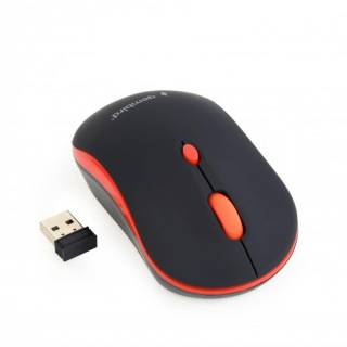 Мышка Gembird MUSW-4B-03-R Black+Red