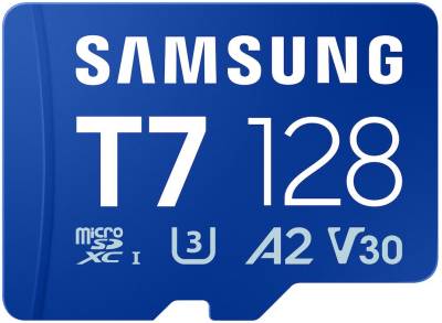 Флеш-карта Samsung 128GB microSDXC class 10 UHS-I U3 V30 A2 T7 MB-MB128T/WW