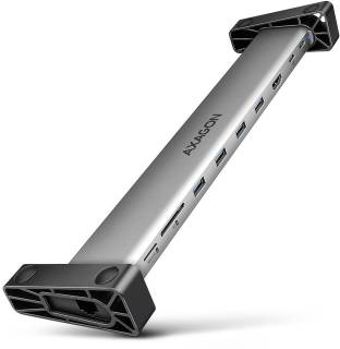 Разветвитель AXAGON USB-C 9-in-1 4xUSB 3.2 + 2xUSB-C + HDMI + SD/TF + HMC-10HLS
