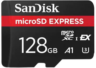 Флеш-карта SanDisk 128GB microSDXC class 10 UHS-I U3 A1 Express SDSQXFN-128G-GN4NN
