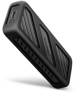Карманы AXAGON USB-C 20Gbps metal box for M.2 NVMe SSD ARMORED EEM2-20G