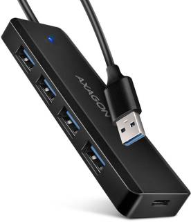 Разветвитель AXAGON USB 3.1 to 4xUSB 3.0 black HUE-C1A