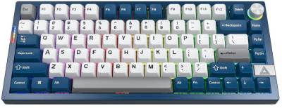 Клавиатура Montech MKey Pro Darkness Wireless/Bluetooth UA Blue/White MKPRO75FB