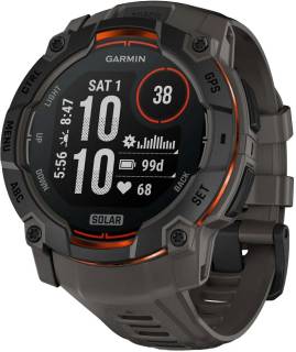 Часы Garmin Instinct 3, 50mm, Solar, Black Bezel with Charcoal 010-02935-00