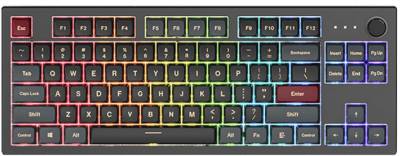 Клавиатура Montech Darkness MK87DB TKL DB USB UA Gray