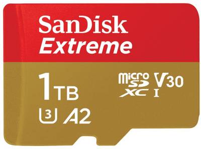 Флеш-карта SanDisk 1TB microSD class 10 UHS-I U3 V30 Extreme SDSQXAV-1T00-GN6MA