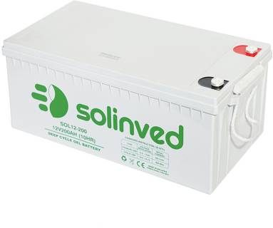 Аккумулятор Solinved 12V-200Ah, GEL SLG200-12