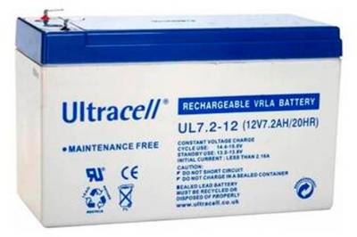 Аккумулятор Ultracell 12V-7.2Ah, AGM UL7.2-12