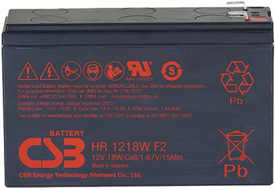 Аккумулятор CSB HR1218WF2 12V 18W