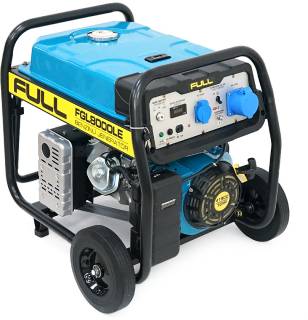 Генератор Full FGL 8000LE, 50Hz, 8.1kVA/6.5kW, бак 28 л, ручний/с