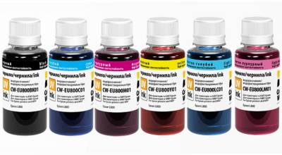 Чернило ColorWay Комплект чернил CW Epson L800 (6х100мл) BK/С/M/LС/LM/Y CW-EU800SET-01