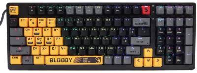 Клавиатура A4Tech Bloody S98 RGB BLMS Red Switch USB Sports Lime 4711421000406
