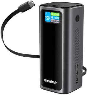 Павербанк Choetech 20000mAh, PD/130W, QC, AFC , TFT, pass-through cha B815C