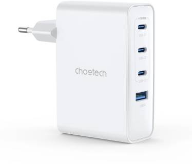 Зарядка Choetech 3xUSB-C + 1xUSB PD100W GaN PD9002