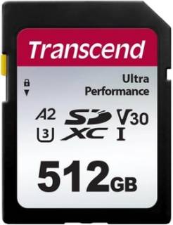 Флеш-карта Transcend 512GB SD class 10 UHS-I U3 4K TS512GSDC340S