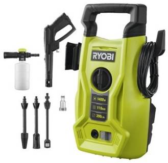 Минимойка RYOBI RY110PWA, 1400Вт, 110Бар, 390 л/год 5133005365