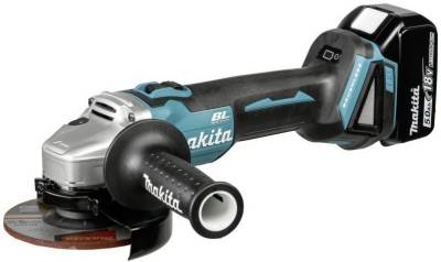 Болгарка MAKITA LXT, 5Аг х 2шт, Makpac, 125 мм DGA504RTJ