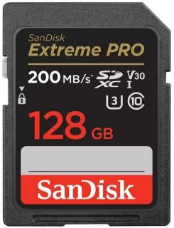 Флеш-карта SanDisk 128GB SD class 10 UHS-I U3 V30 Extreme SDSDXXD-128G-GN4IN