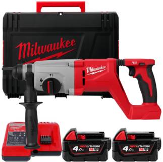 Перфоратор Milwaukee SDS-PLUS, M18 BLHACD26-402X, 2,6Дж ЗП М12-18 С,2x4 4933492480