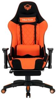 Кресло Meetion CHR25 Black/Orange MT-CHR25-A