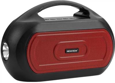 Акустика Newvew NV-V50 Solar Panel/BT/USB/TF/FM/AUX Red NWVW-NV-V50-RD