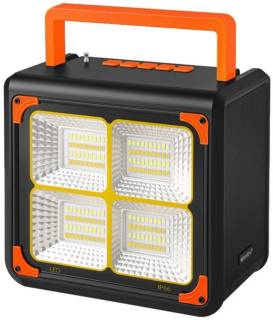 Акустика Newvew NV-9218 Solar Panel/BT/USB/TF/FM Orange NWVW-NV-9218-OR